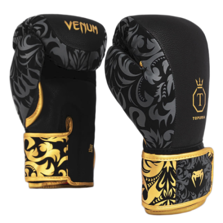 Venum x Topuria - Unmatched Edition Boks Rukavice (Black-Gold)